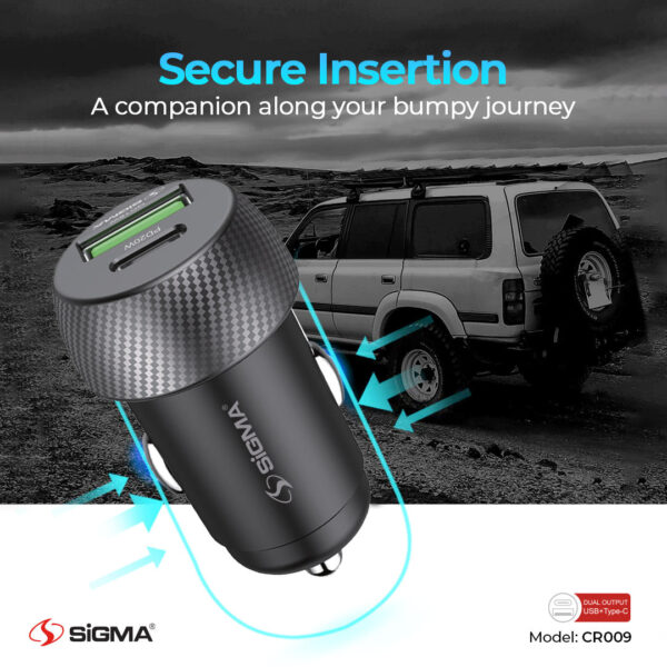 sigma car charger cr009
