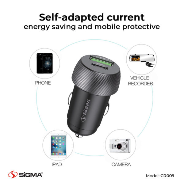 sigma car charger cr009