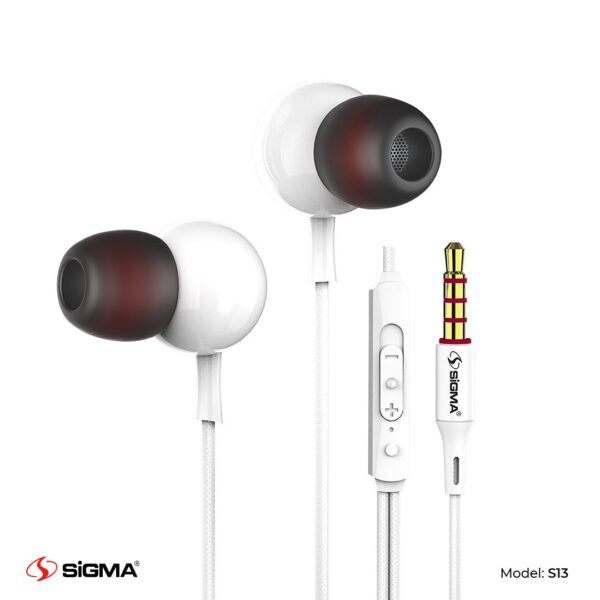 sigma stereo earphones s13