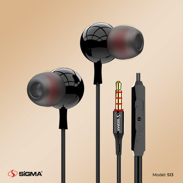sigma stereo earphones s13