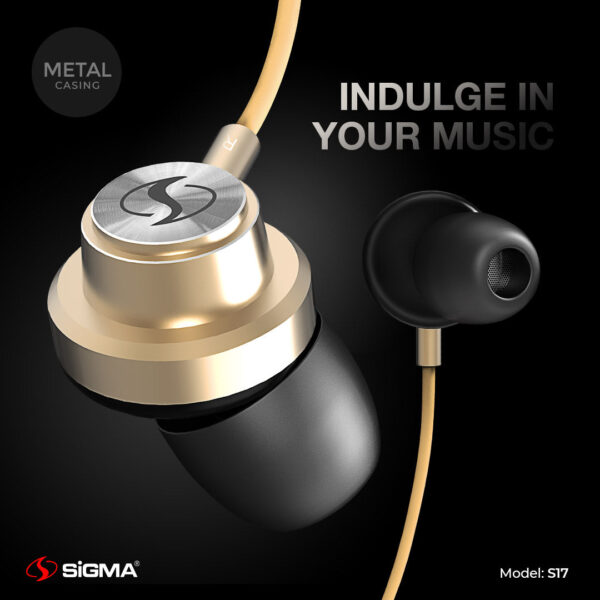 sigma earphones s17